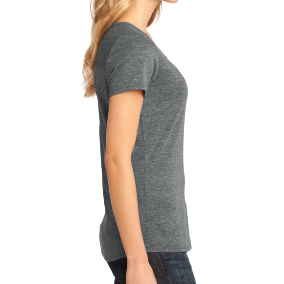 Orange Theory Tri Blend Lace tee Grey Heather - Picture 2 of 3